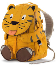 Carica l&#39;immagine nel visualizzatore di Gallery, Zainetto tigre per la scuola materna - Eco-Friendly - consigliato da 3 a 5 anni - pratico anche per le uscite con mamma e papà - spalline regolabili - cintura torace - imbottitura posteriore - strisce riflettenti
